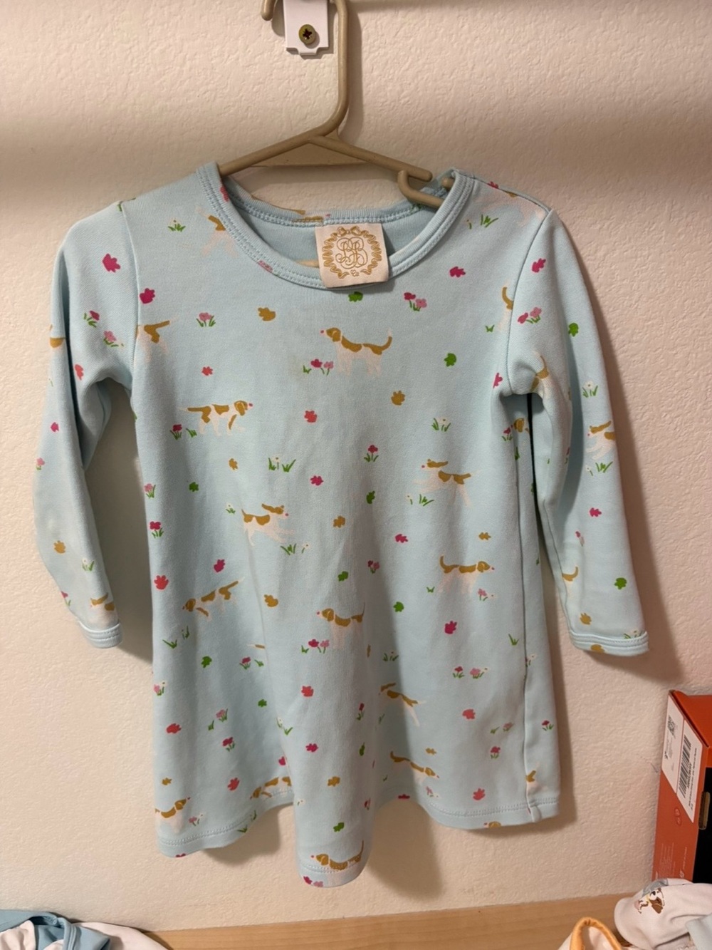 The Beaufort Bonnet Company Polly Play Long Sleeve Dress 3T
